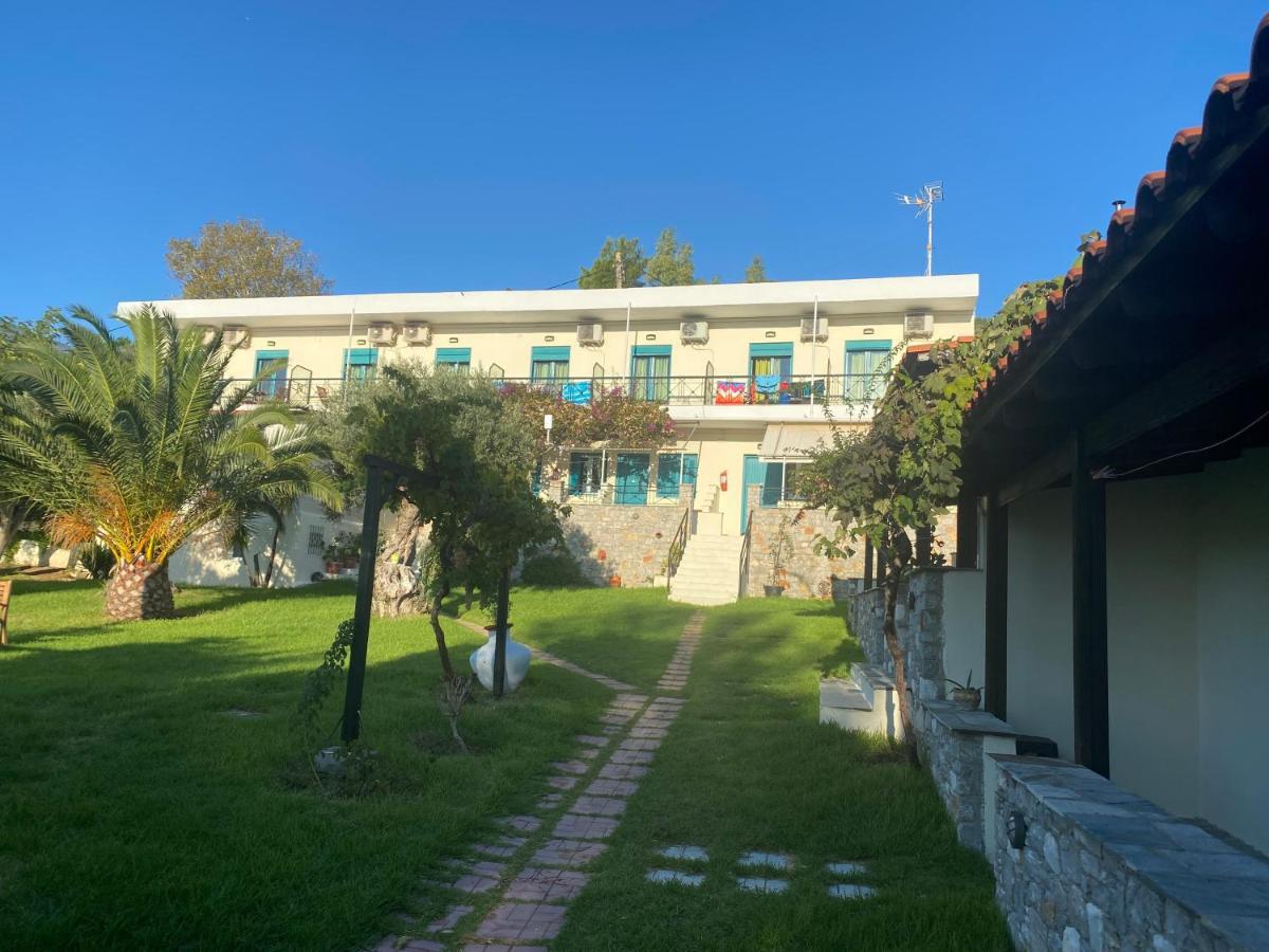 Angeliki Beach Hotel Megáli Ámosz Kültér fotó