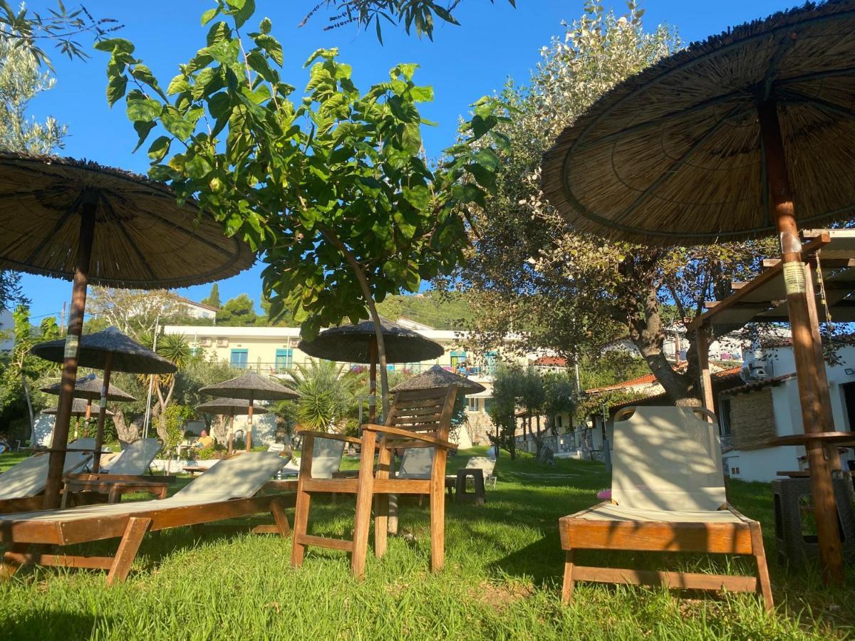 Angeliki Beach Hotel Megáli Ámosz Kültér fotó