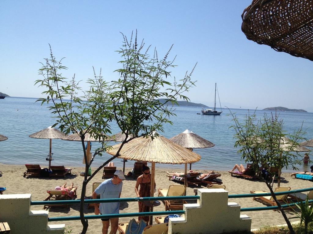 Angeliki Beach Hotel Megáli Ámosz Kültér fotó