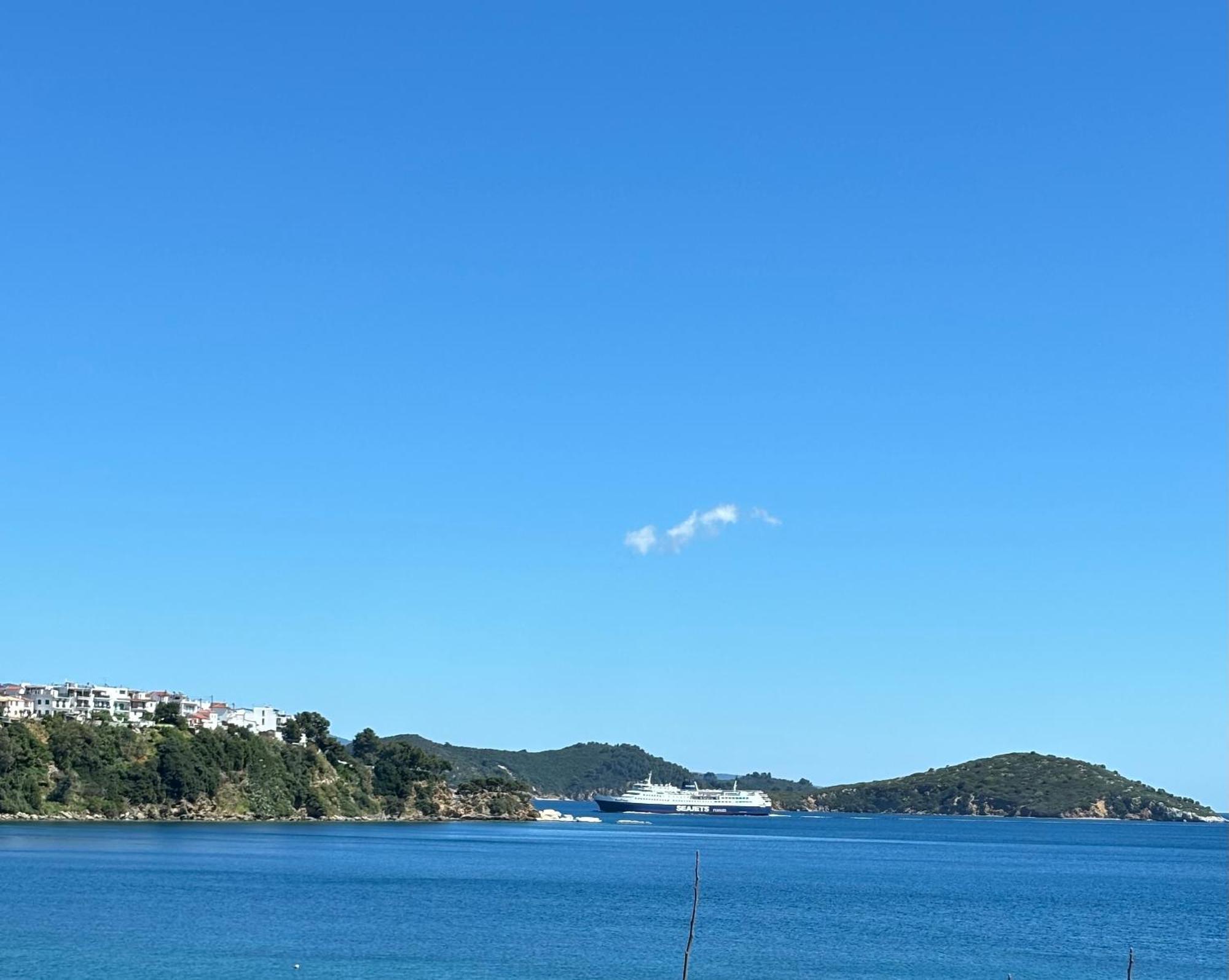 Angeliki Beach Hotel Megáli Ámosz Kültér fotó