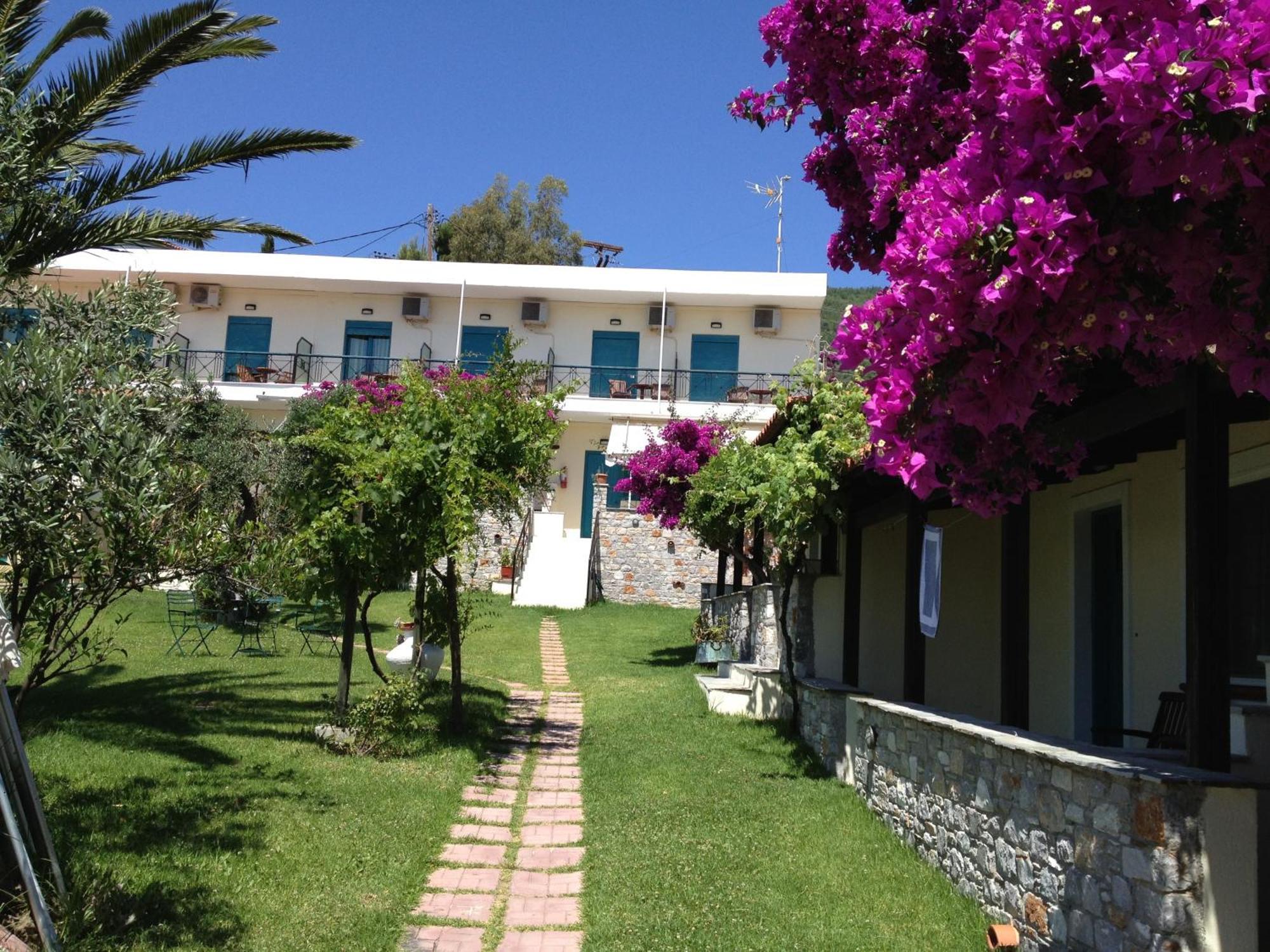 Angeliki Beach Hotel Megáli Ámosz Kültér fotó