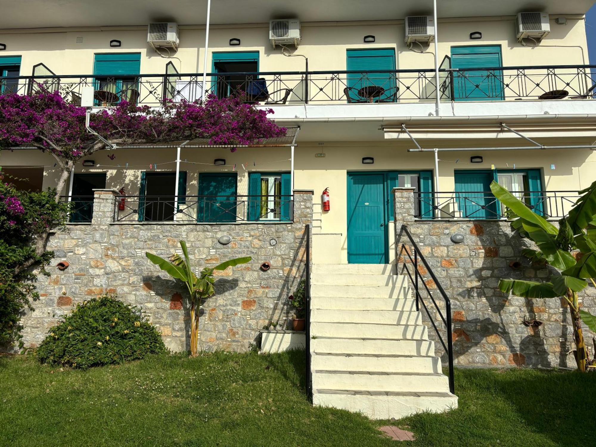 Angeliki Beach Hotel Megáli Ámosz Kültér fotó