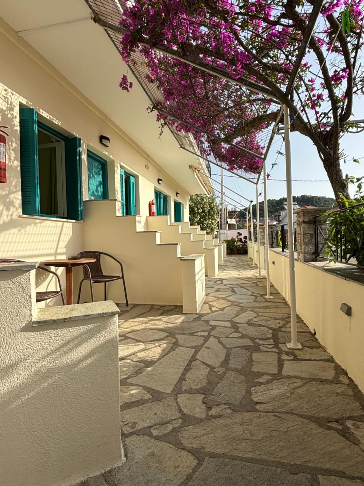 Angeliki Beach Hotel Megáli Ámosz Kültér fotó