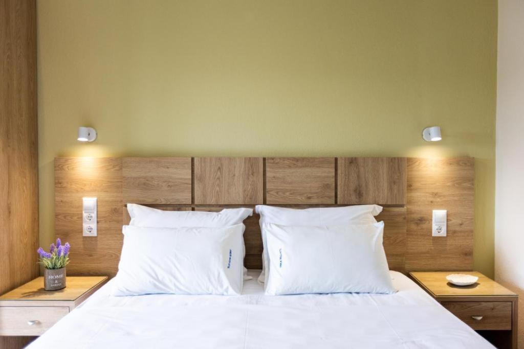 Angeliki Beach Hotel Megáli Ámosz Kültér fotó