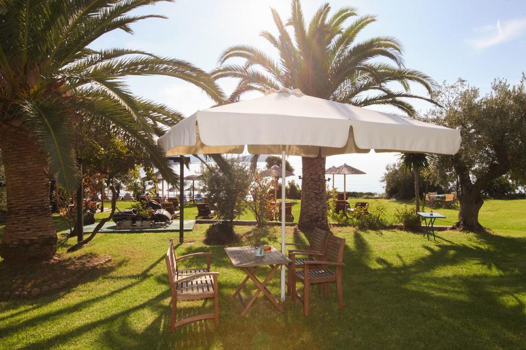 Angeliki Beach Hotel Megáli Ámosz Kültér fotó