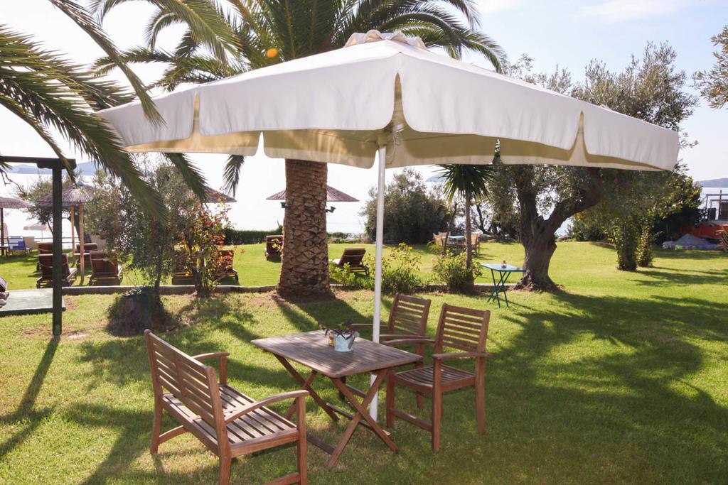 Angeliki Beach Hotel Megáli Ámosz Kültér fotó