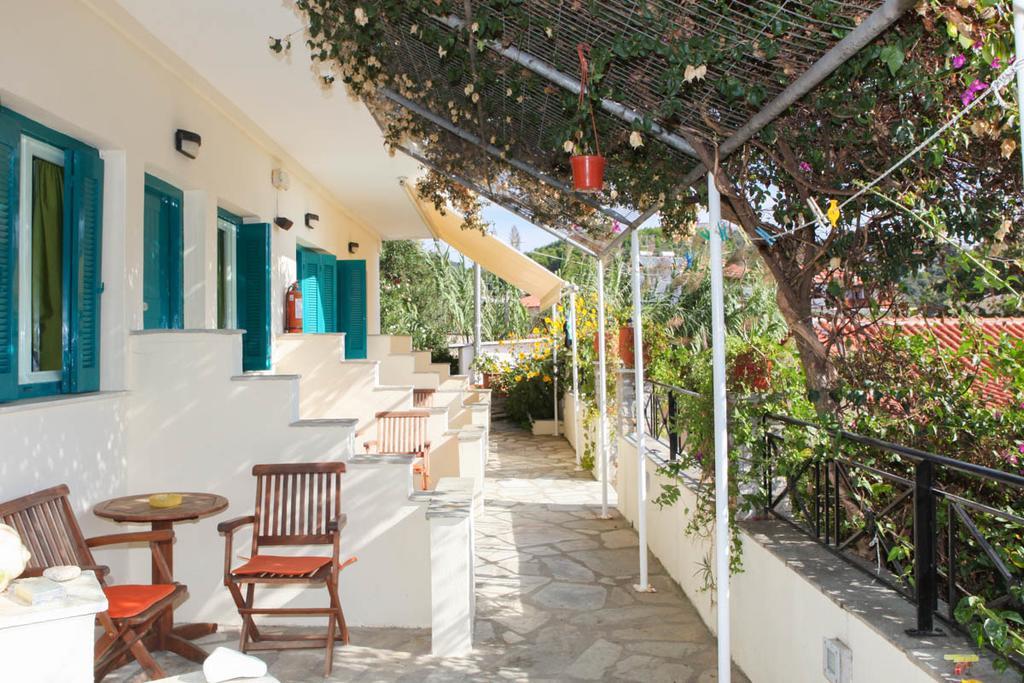 Angeliki Beach Hotel Megáli Ámosz Kültér fotó
