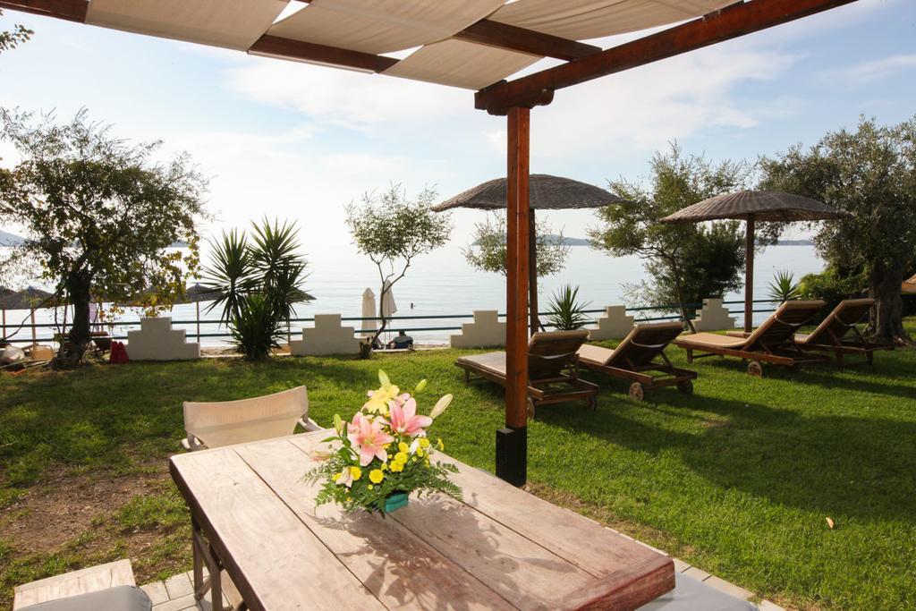 Angeliki Beach Hotel Megáli Ámosz Kültér fotó