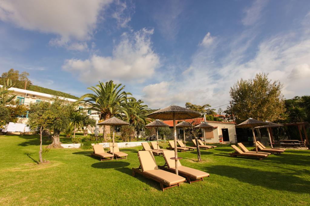 Angeliki Beach Hotel Megáli Ámosz Kültér fotó