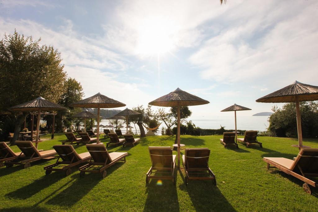 Angeliki Beach Hotel Megáli Ámosz Kültér fotó