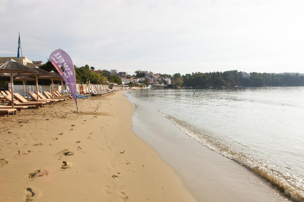 Angeliki Beach Hotel Megáli Ámosz Kültér fotó