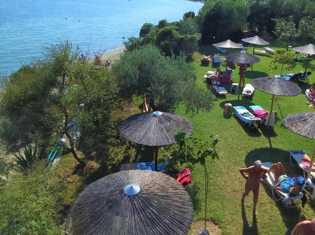 Angeliki Beach Hotel Megáli Ámosz Kültér fotó