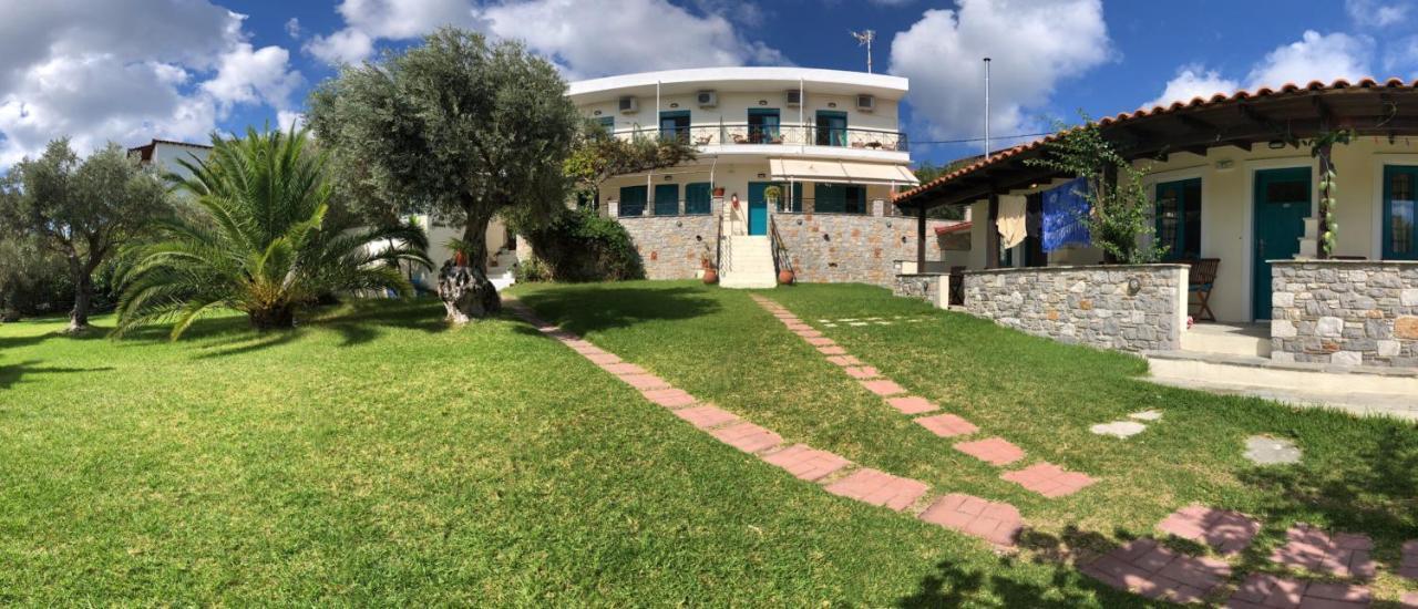 Angeliki Beach Hotel Megáli Ámosz Kültér fotó