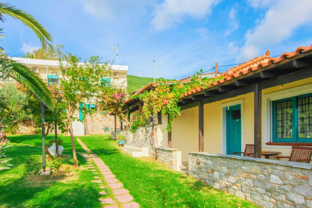 Angeliki Beach Hotel Megáli Ámosz Kültér fotó