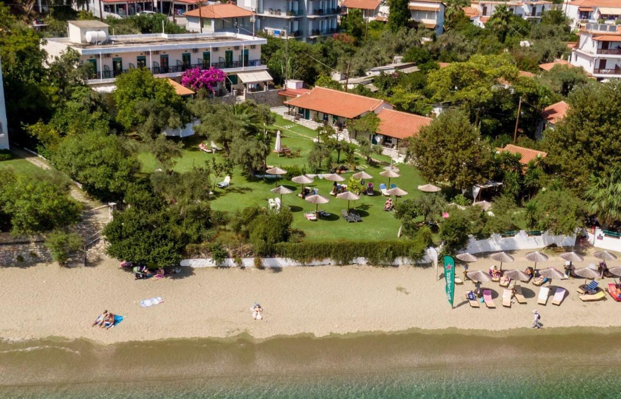 Angeliki Beach Hotel Megáli Ámosz Kültér fotó