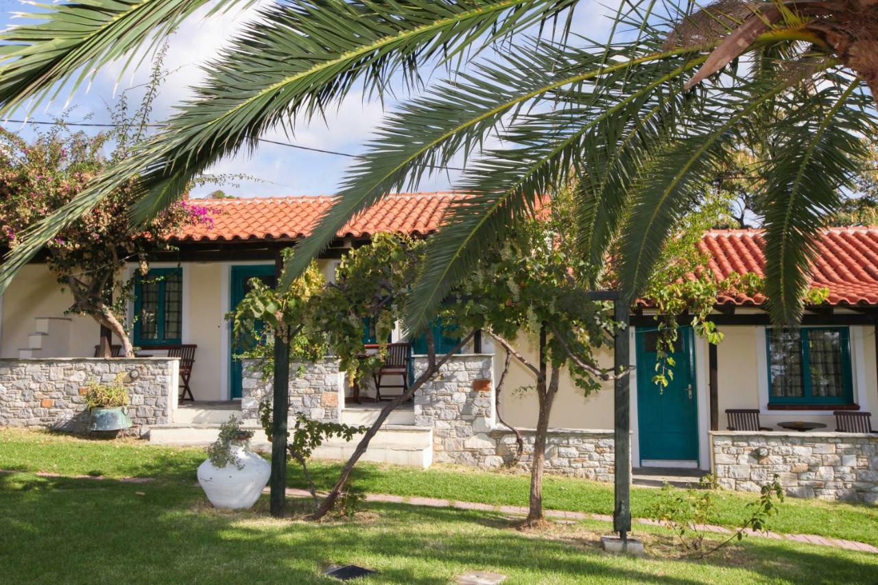 Angeliki Beach Hotel Megáli Ámosz Kültér fotó
